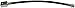 Dorman H621576 Brake Hydraulic Hose Compatible with Select Infiniti/Nissan Models