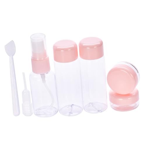 HONMEET 旅行用シャンプーサンプル容器 7個入り 詰め替え可能な携帯用プラスチックボトル 旅行用トイレタリー用品