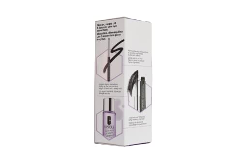 Clinique Slip On, Swipe Off Holiday Makeup Gift Set:: Take The Day Off Makeup Remover For Lids, Lashes & Lips, High Impact Mascara In Black, And Quickliner For Eyes Intense #TOP2