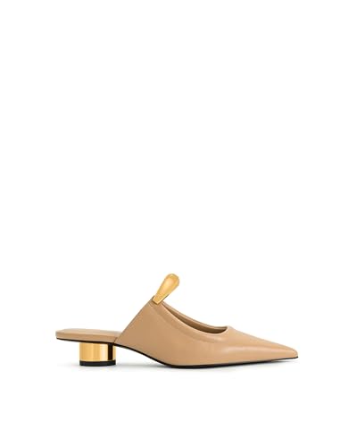 جيه دبليو بي اي اي صندل هيلينا مفتوح من الخلف للنساء - كاكي