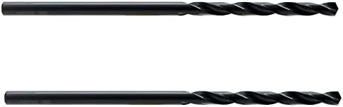 MAXTOOL 7/32" X 6" Aircraft Extension Drill Bits – 4-Pack HSS M2 Extra Long Deep Hole Drills