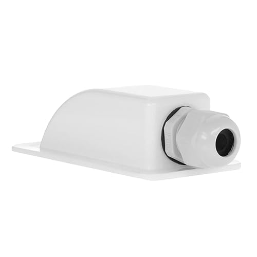 Offgridtec 1-Wege Solar Kabel Dachdurchführung für Kabeldurchmesser 3mm-12mm, Wasserdicht & Staubdicht ABS Kunststoff für Dach- und Außeneinsatz, Für Wohnmobile & Fahrzeuge, 13x4.5x4 cm - Weiß