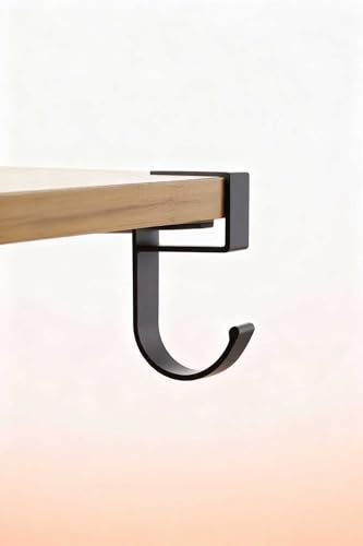 Gancho de mochila removível para mesa, suporte de borda de mesa portátil para uso escolar e escritório