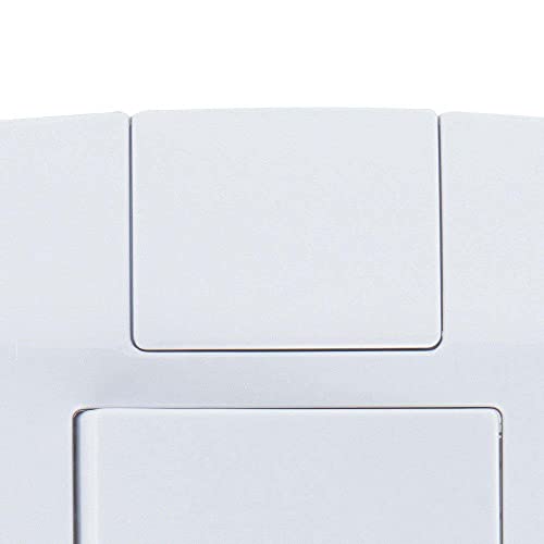 Conjunto 4x2 com 2 Interruptores Simples 6 A 250 V e 1 Tomada 2P+T 10 A 250 V Tramontina Aria Branco