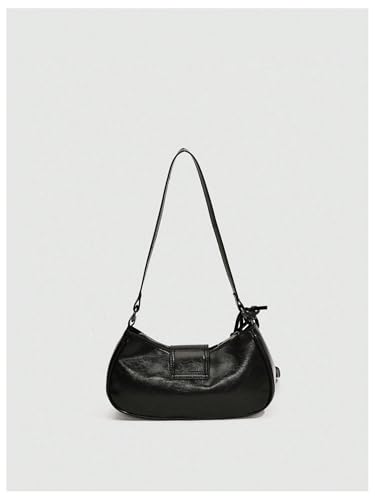 GORGLITTER Women's Y2k Shoulder Bag Buckle Western Vintage Hobo Pu Leather Handbags with Coin Purse2