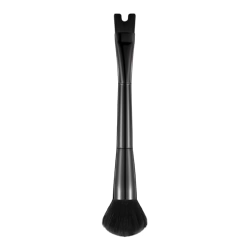 Hogvinnatil Brocha Para Contorno De Nariz - Brocha Colorete 2 En 1 Para Mejillas | Instrumento de Doble Punta en Forma de U para Difuminar y Definir Pómulos y Nariz