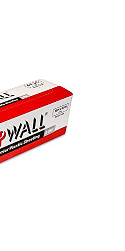 ZipWall PY50 Dust Barrier Plastic Sheeting, White 10ft x 50ft, 3 mil