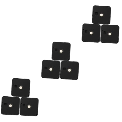 balacoo 9pcs Quartz Clock Movement Mechanisms for Clock Repair Precise Timekeeping Replacement Parts for All Types