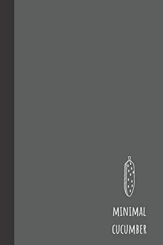 minimal cucumber: small lined Cucumber Notebook / Travel Journal to write in