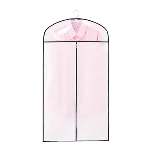 Hanging Garment Bags with Clear Window for Suits, Jackets & Dresses - 35.4in/90cm Gray Clothes Storage Bags for Organizing & Protecting Apparel