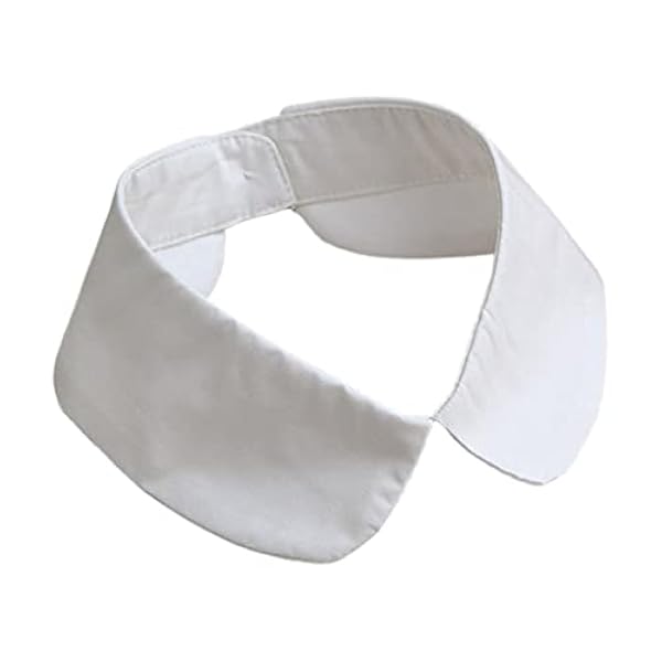 n/a Elegante collo falso Collare Gioco Choker ONE Pulsante Staccabile Camicia Bianco Camicia Abiti Accessorio (Color : A, Size : One size)