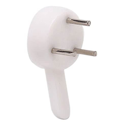 Image of 20Pcs /Pack Photo Frame Hook White Plastic Hanger Non-Mark Hook Without Nails Picture Photo Hook Frame Hangers for Hardware