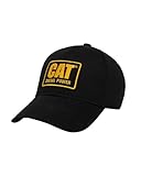 Caterpillar Equipment Black Diesel Power Curved Bill Snapback Hat/Cap