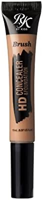 Ruby Kisses HD Concealer & Foundation Flawless Full Cover Brush Face Makeup (Cool Tan)