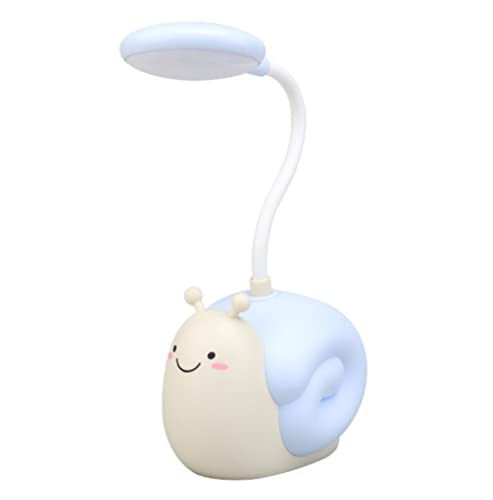 Lampara Mesita Noche Lectura Lámpara De Escritorio Con Carga USB Con Portalápices, Manguera De Escritura Para Estudiantes, Dormitorio, Lámpara De Mesa, Led Suave Para Estudio En Casa Estudio Oficina L