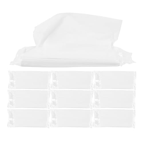 VALICLUD 10 Paquetes Paquete de Recambios de Papel de Coche Toallitas Desechables para Vehículo Pañuelos Faciales Portátiles para Limpieza y Uso Personal Accesorios de Coche Prácticos