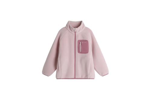 Girls Fleece Jacket for Kids Fall Winter Coat Zip Up Girls Sweatshirt Warm Clothes with Pockets 2-14 Years