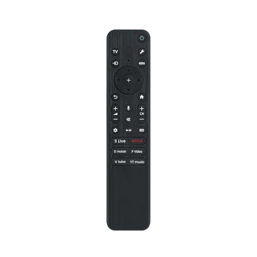 Image of Remote Control Compatible with S-Ony Bravia RMF-TX520p Tv with Bluetooth Voice Command Suitable for Sony Tv Models X74K X75K X75AK A80J X80J X85J X90J X95J Series(Pairing Must) (Sony Version 3)