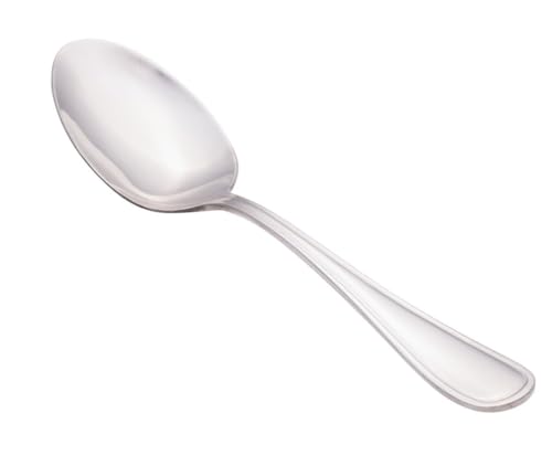 Soro Essentials- Set of 12 Stainless Steel Simplicity Table Spoon- Serving Utensils Serving Flatware Cutlery Kitchen Tableware Buffet Serving Utensils for Home Kitchen and Restaurant