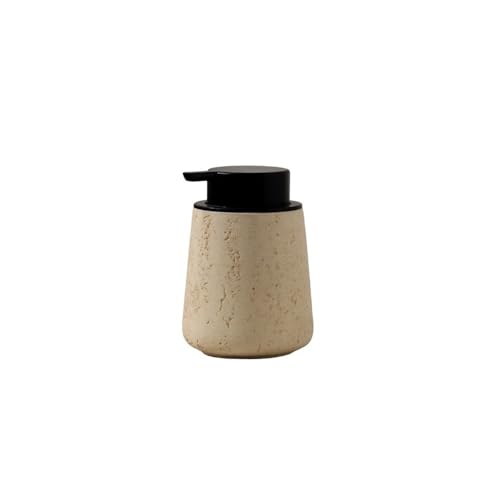 Dispensador de jabón, Botella de espuma Cave Stone, nivel de botella desinfectante for manos, burbujeador de espuma ligero de lujo, botella de presión manual, botella vacía, botella dispensadora Dispe