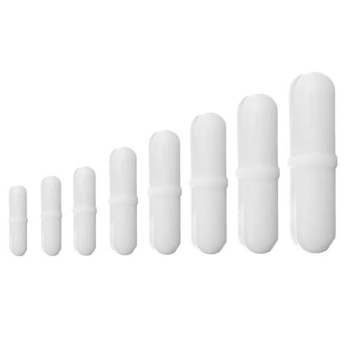 Image of 8 Pcs Stir Bar, Various Sizes Stirrer, Magnetic Stirrer，Laboratory Stirrer for Solutions, Ideal for Research and Educational Labs