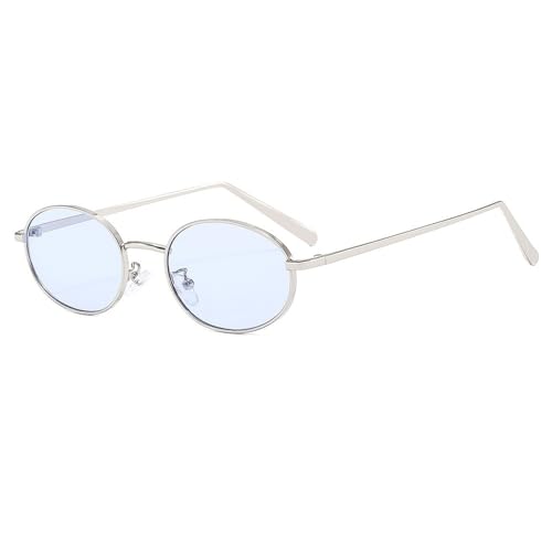 Men's Small Frame Metal Sunglasses Outdoor Women Shopping Commuter Sun Glasses