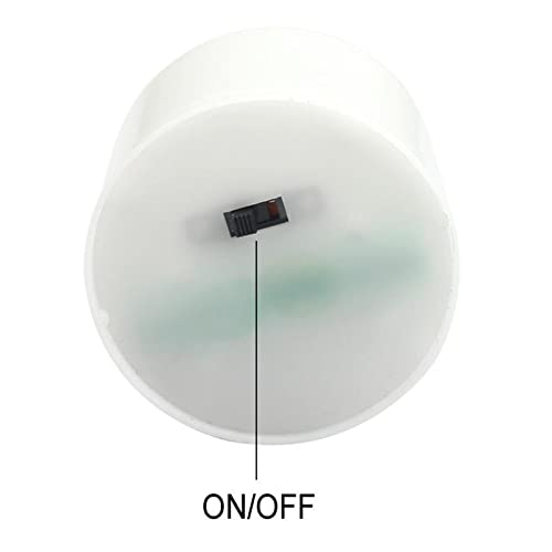 Baoblaze 6 peças Solar Lanterna Luzes do Chá Velas, cintilação recarregável Energia Solar CONDUZIU a