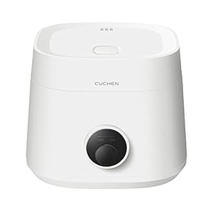 CRE-D0601W | Rice Cooker 6 Cup (Uncooked) and Warmer | Detachable Clean Cover | Nonstick Inner Pot | White