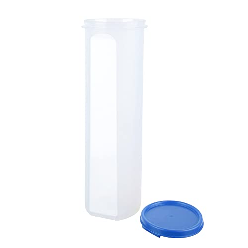 Image of Cutting EDGE Smart Slim Storage Airtight Container-Light Blue,Set of 4 | Plastic material, size - 1.1L+585ml+2x250ml , pantry organization, pulses storage, grains storage, kitchen Storage