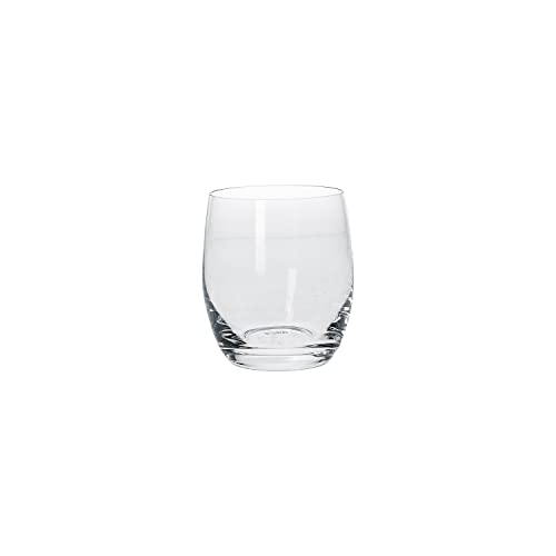 LA PORCELLANA BIANCA Lot de 6 verres à eau NOVELLO verre transparent 330 ml Cover