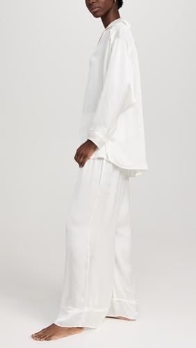 FP Movement Women\'s Dreamy Days Solid PJ Set, Ivory, White, M - Thumbnail 4