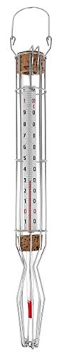 Lantelme Einkochthermometer 110°C 37cm Lang mit Drahtfassung | Zum Einkochen Einwecken Einmachen...