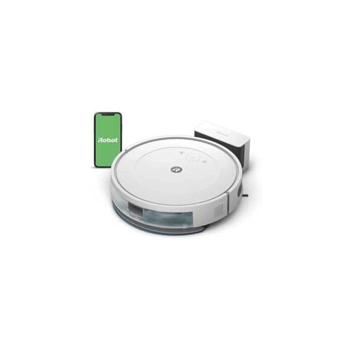 iRobot Roomba Combo Essential - Robot Aspirateur et Laveur Connecté - Efficace et Puissant - 3 Niveaux d'aspiration - Programma