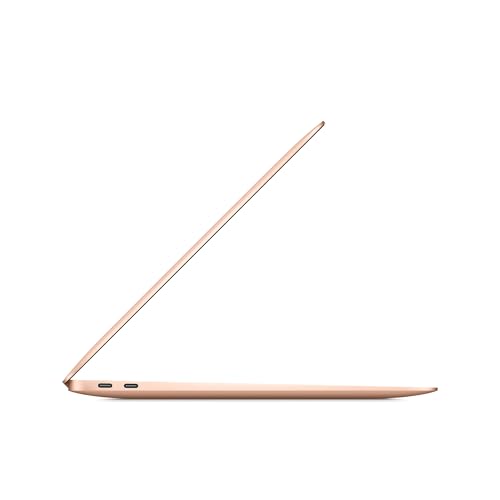 Apple MacBook Air 2020 mit M1-Chip (13 Zoll, 8GB RAM, 512GB Speicher SSD) (QWERTY Englisch) Gold (Generalüberholt) – Ansicht 3