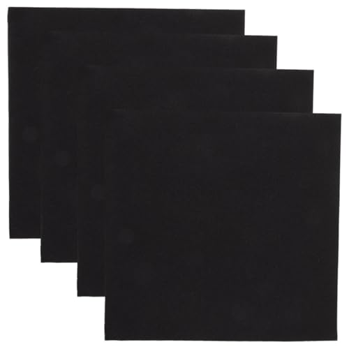 Servilletas de papel negras desechables de tacto suave y material grueso para eventos, 100 uds