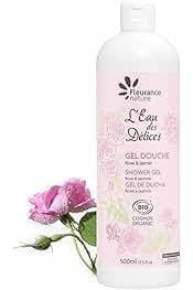 Gel de ducha rosa y jazmín con aroma floral intenso pack duplo 500ml