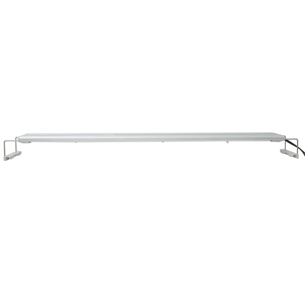 Aquarium Beleuchtung LED 100-110 cm Aluminium IP67 Leuchte mit 153 LEDs für Fischbecken Aquarienlampe Weiß Blau