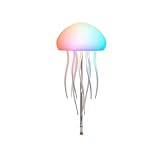 HFIGNIAHQ LED Jellyfish Lamp With 9 Tentacles 2 Working Modes Ultra Long Battery Life Colour Gradient Light Effects With Remote Control