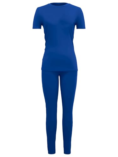 Image of TOPONSKY Womens 2 Piece Sports Outfit Tracksuit Shirt Shorts Jogger Bodycon Sets