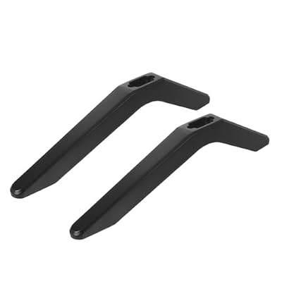 WRITWAA TV Legs Holder Stand - Black Tabletop Support Base Replacement TV Pedestal Legs - Stable Television Stand for Bedroom Living Room
