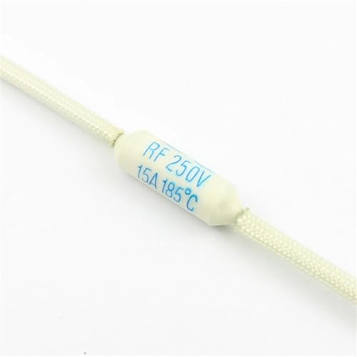 Fusible thermique 185C 15A pour maintenance de radiateur et fer à repasser (5 pièces)