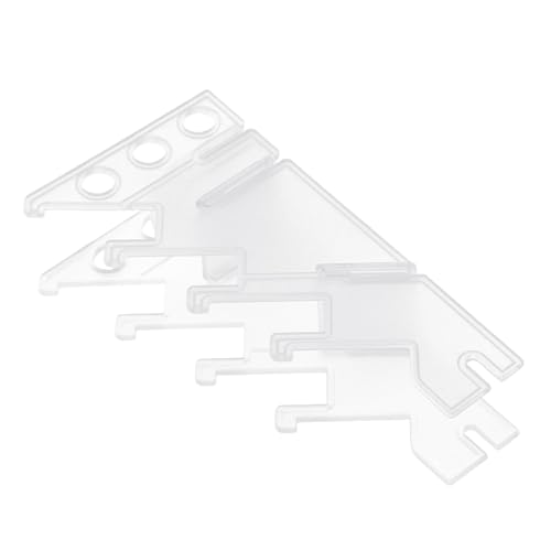 Alasum Présentoir à Doigts en Plastique Transparent pour Finger Skate, Étagère de Rangement Compacte pour Planches à roulettes Miniatures, Support...