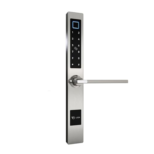 Serrure à code de carte RFID et empreinte digitale pour porte en aluminium - 8