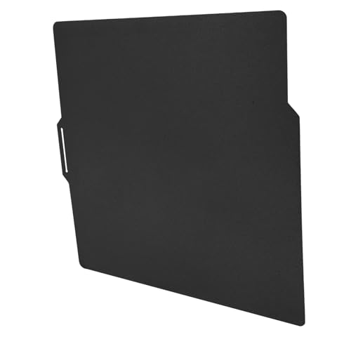 3D Printer Metal Build Plate 27.7x26x0.1cm Black Iron Board
