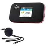BoxWave Cable Compatible with Netgear Mingle Mobile Hotspot - AllCharge PD miniSync (100W), Retractable High-Speed Charging Portable USB Cable - Jet Black