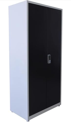 Image of Ujjawal Steel Almirah 100% Powder Coated Double Door Made with Tata Steel Sheet (10 Years Warranty) ISO Certified (Brown Matt, H-78 x W-34 x D-19 inches)