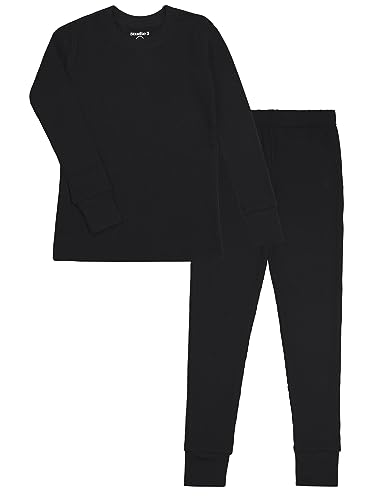 Studio 3 Kids' Thermal Long John Set for Boys - 4 Piece Underwear Long-Sleeve Shirt and Bottom - Cold Weather Base Layer Set2