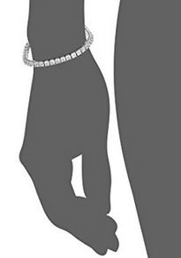 925 in argento Sterling con taglio a brillante