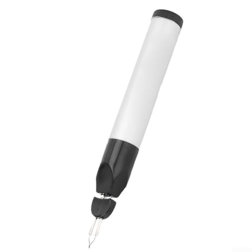 GLFLOW Pluma de pirografía, herramienta de combustión de hilo de mano, bolígrafo eléctrico de calor con punta de metal para cortar extremos de cable de tela