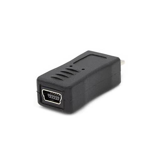 Adattatore Da Micro USB Femmina A Mini USB Maschio, Cavo Convertitore 13 Cm Per Ricarica E Dati, Per Cellulari E MP4 - 2
